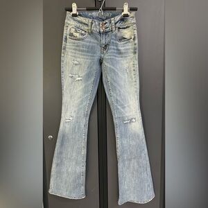 Vintage y2k American eagle destructed artist jeans-00-never worn